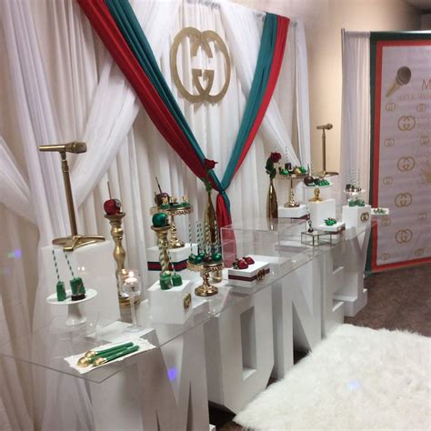 gucci theme party ideas.